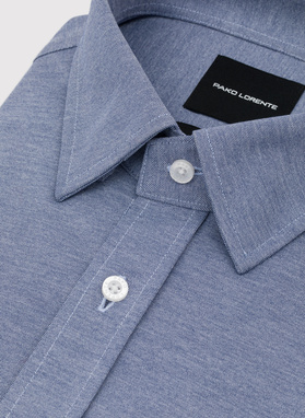 Niebieska koszula melanż