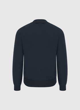 Bawełniany kardigan w kolorze granatowym