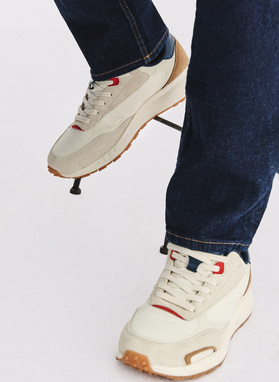 Beżowe sneakersy męskie