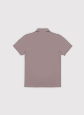 Fioletowy t-shirt polo