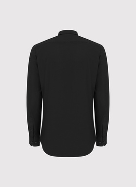 Czarna bawełniana koszula męska