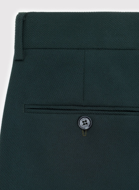 Zielone spodnie garniturowe