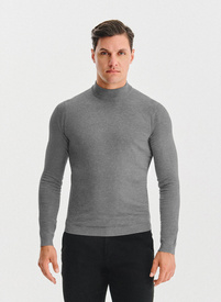 Półgolf męski w szarym kolorze