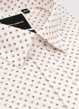 Biała koszula w kwiatowy print