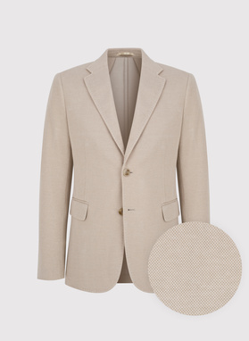 Dzianinowa marynarka w kolorze beżowym