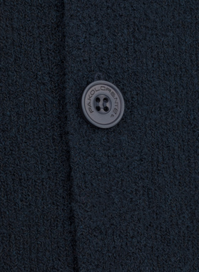 Męski sweter rozpinany z kołnierzykiem polo