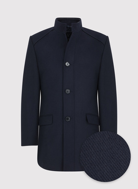 Płaszcz męski w kolorze granatowym