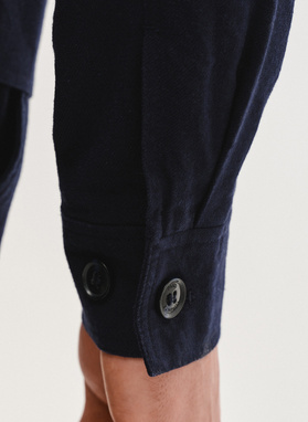 Bawełniana wiosenna kurtka z lnem