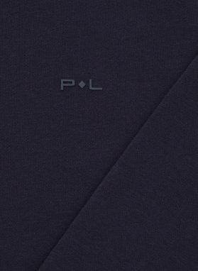 Granatowa bluza dresowa na suwak