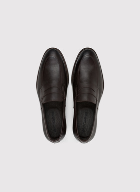 Brązowe loafersy męskie