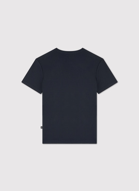 Granatowy t-shirt męski