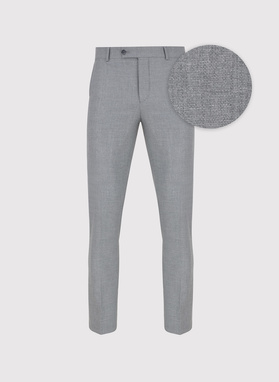 Szare spodnie ganiturowe