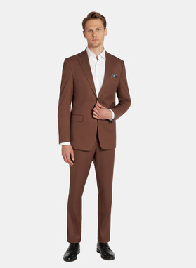 Marynarka garniturowa w kolorze brązowym