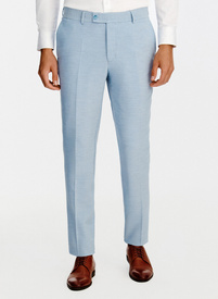 Niebieskie spodnie garniturowe