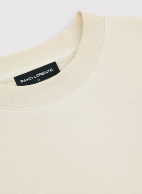 Beżowa bluza dresowa