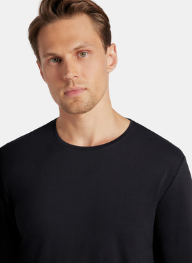 Longsleeve męski w kolorze granatowym