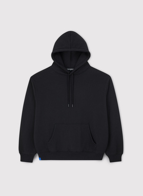 Czarna bluza dresowa z kapturem