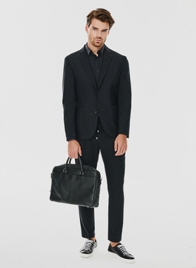 Marynarka garniturowa w kolorze czarnym