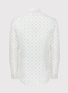 Męska koszula w mikrowzór