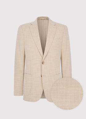 Casualowa marynarka męska w kolorze beżowym