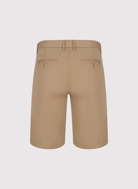 Bawełniane beżowe szorty męskie