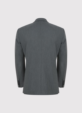 Szary garnitur męski