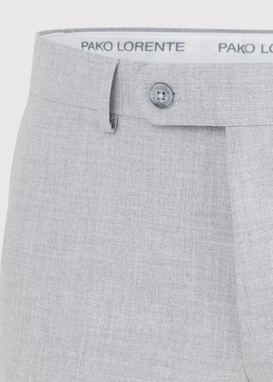 Jasnoszare spodnie ganiturowe