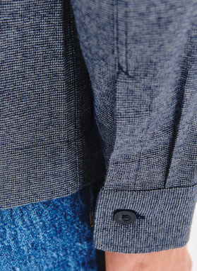 Granatowa koszula overshirt