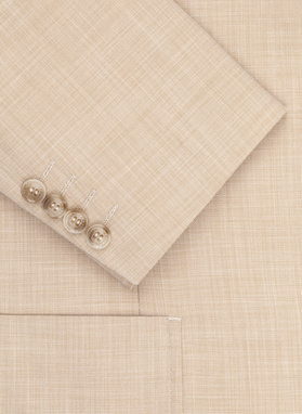 Casualowa marynarka męska w kolorze beżowym