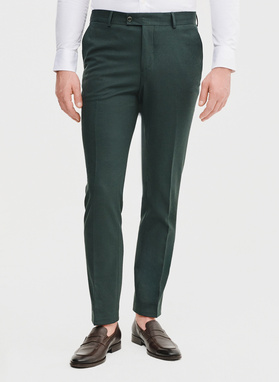 Ślubny zielony garnitur męski