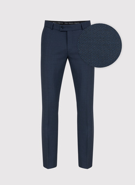 Spodnie garniturowe w kolorze granatowym