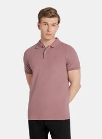 T-shirt polo w różowym kolorze