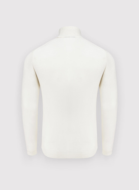 Golf męski w białym kolorze