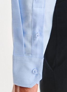 Niebieska bawełniana koszula męska