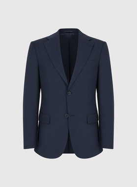 Garnitur męski w subtelną kratę