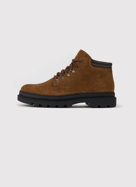 Trzewiki męskie w kolorze brązowym