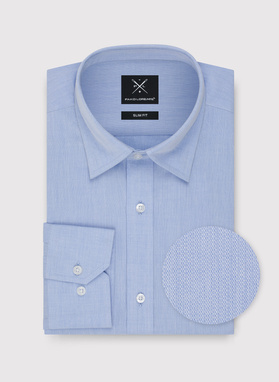 Gładka bawełniana koszula męska