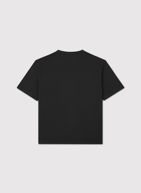 Czarny t-shirt oversize