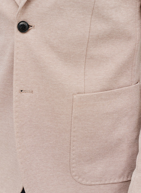 Beżowa marynarka melanż