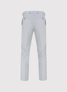 Jasnoszare spodnie ganiturowe
