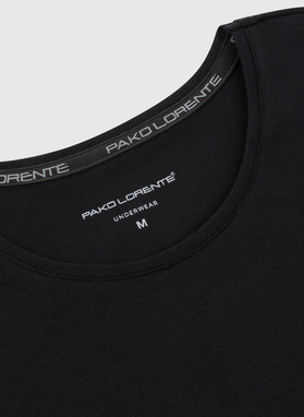 Męski longsleeve w czarnym kolorze, dwupak