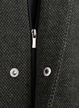 Płaszcz męski w kolorze zielonym