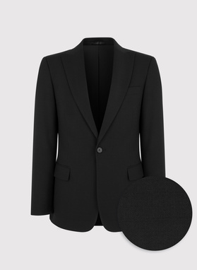 Czarny garnitur męski