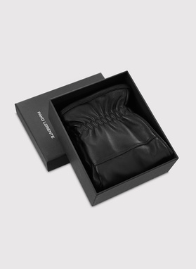 Czarne rękawiczki męskie