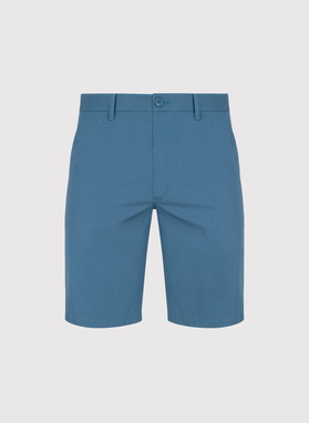 Bawełniane niebieskie szorty męskie
