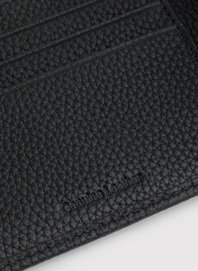 Czarny portfel męski z sygnetem PL