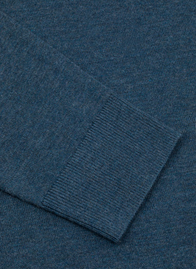 Granatowy sweter męski o-neck