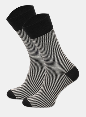 Zestaw skarpet męskich szaro-czarny