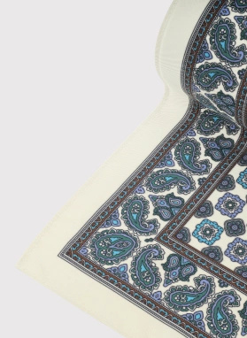 Ślubny beżowy garnitur z wełny