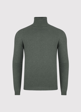 Golf męski w zielonym kolorze